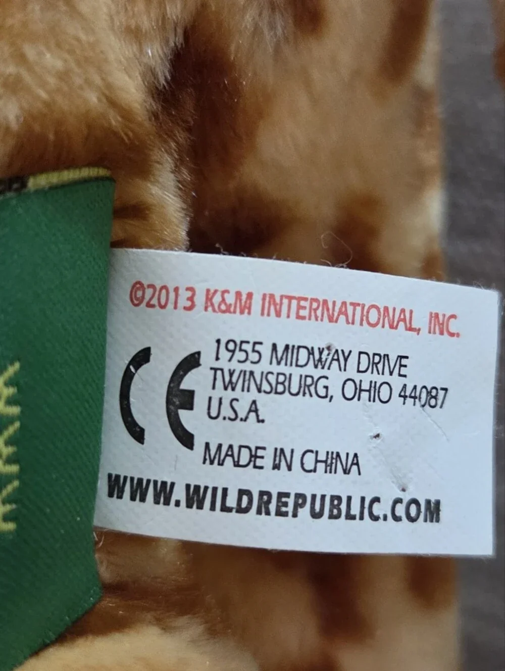 Wild Republic Giraffe Plush 24” Standing Stuffed Animal Safari Zoo Wildlife 2013